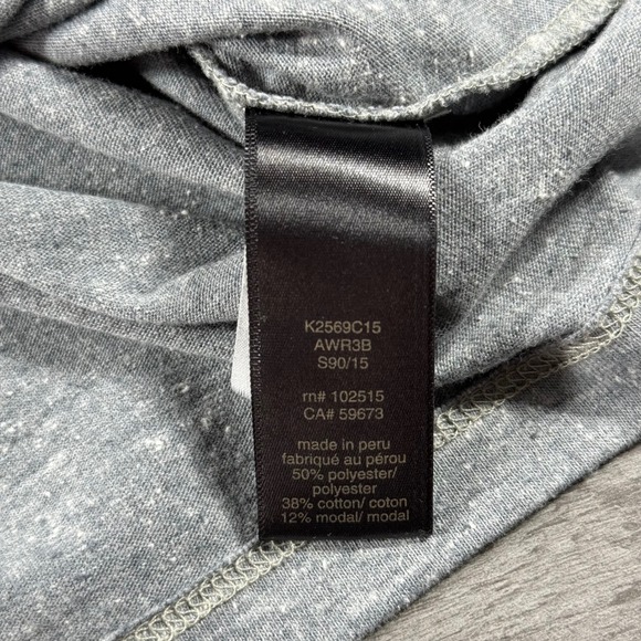 John Varvatos USA Mens Grey Short Sleeve Henley Shirt K2569C15 Size L - Picture 5 of 5